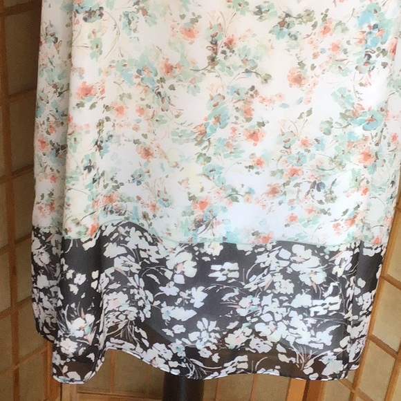 Kaari Blue Dress Halter Style Floral Dress - Picture 7 of 13